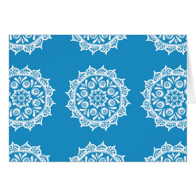 Bluebird Mandala (Vorderseite (Horizontal))