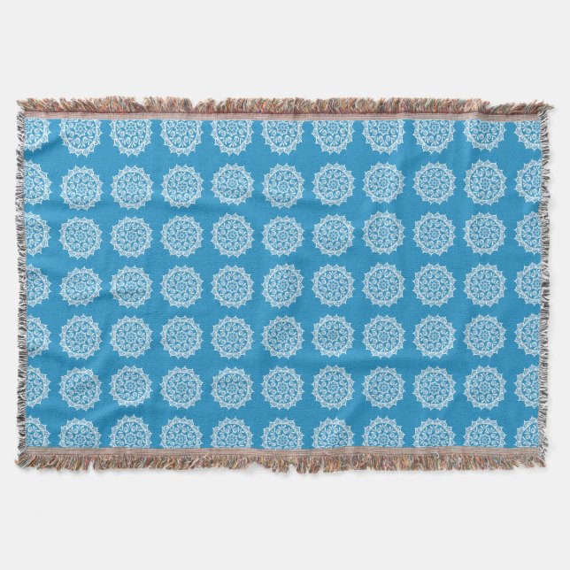 Bluebird Mandala Decke (Vorderseite)