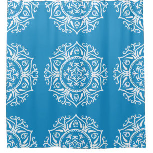 Bluebird Mandala Duschvorhang