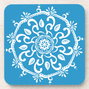 Bluebird Mandala Untersetzer