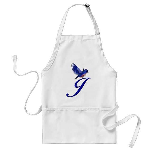 Bluebird Monogram Initial J Schürze (Vorne)