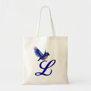 Bluebird Monogram Initial L Tragetasche