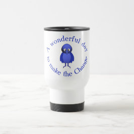 Bluebird-Motivation Reisebecher