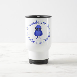 Bluebird-Motivation Reisebecher