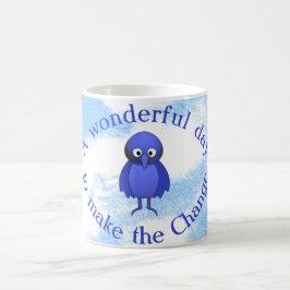 Bluebird-Motivation Verwandlungstasse