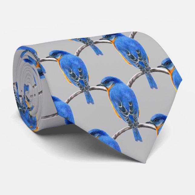 Bluebird Neck Tie Krawatte (Gerollt)