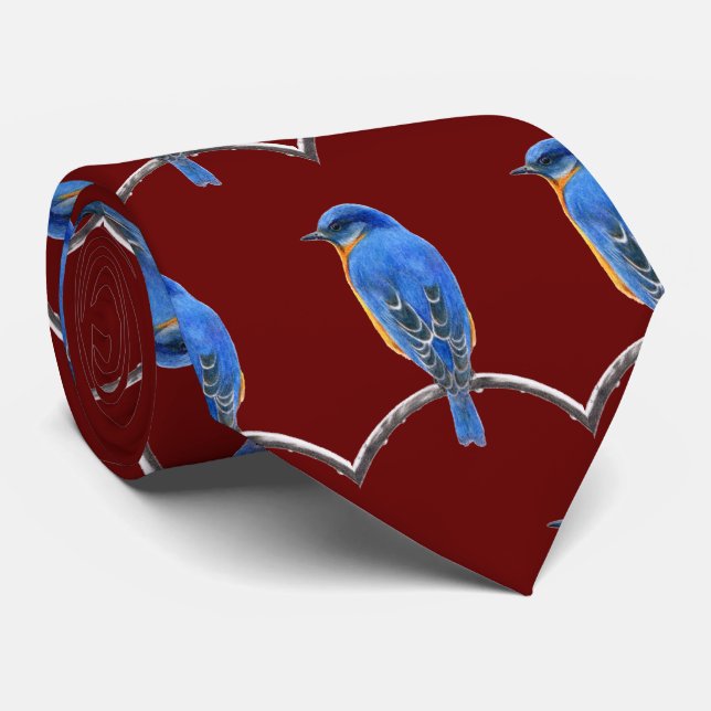 Bluebird Neck Tie Krawatte (Gerollt)