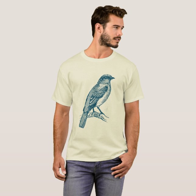 Bluebird - Ocean Blue T-Shirt (Vorne ganz)
