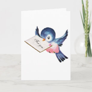 Bluebird of Happiness Abschluss Card Karte