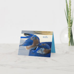 Bluebird of Happiness Card Karte