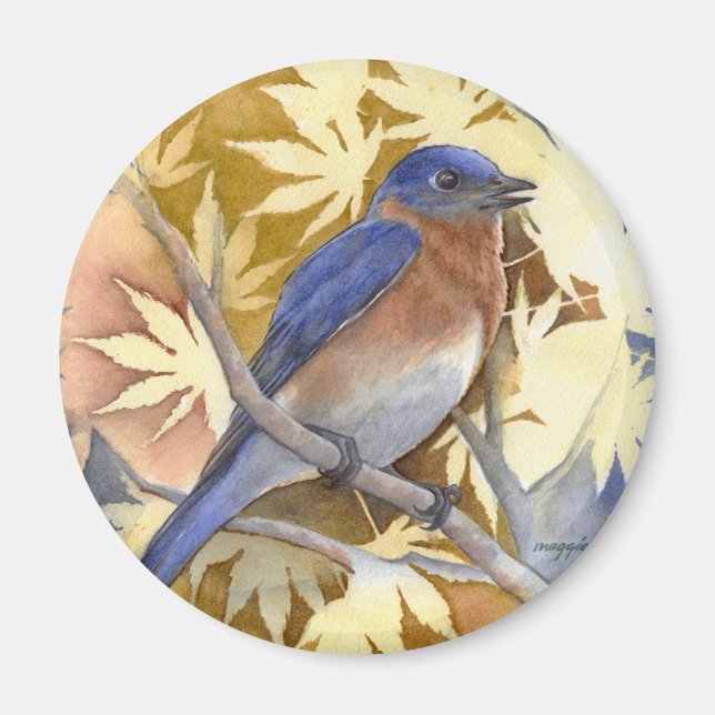 Bluebird of Happiness Magnet (Vorne)