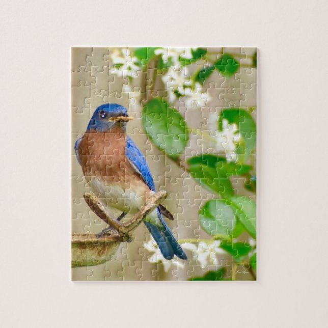 Bluebird-Puzzle "Early bird get the wurm" Puzzle (Vertikal)