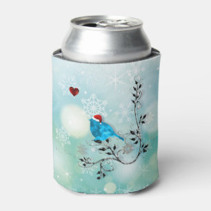 Bluebird und Heart Can Cooler Dosenkühler