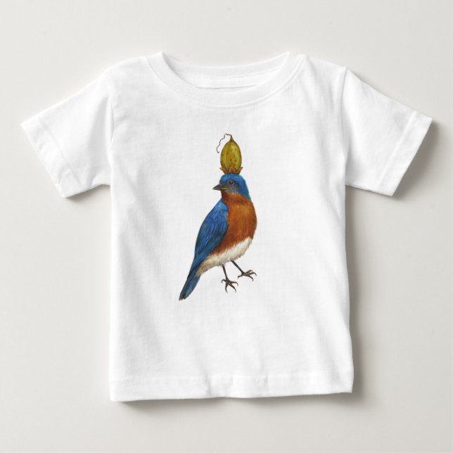 Bluebird und Pop Bodysuit Baby T-shirt (Vorderseite)