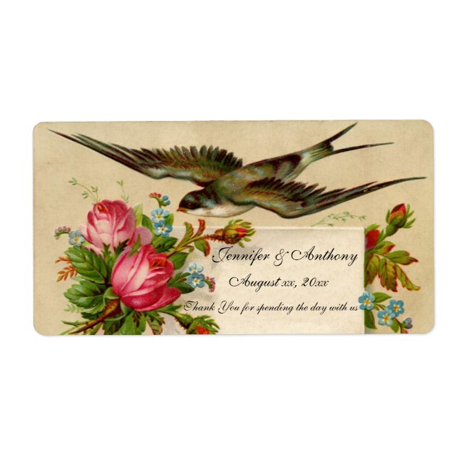 Bluebird und Rose zum Hochzeitstag (Vorne)