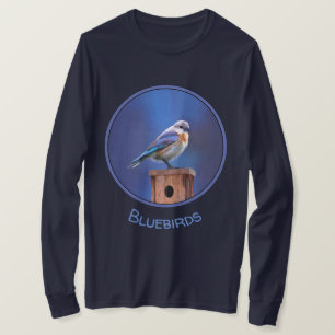 Bluebird (weibliche Malerei) - Original Bird Art T-Shirt
