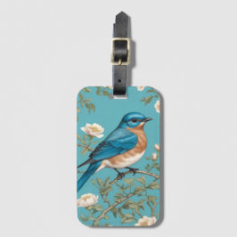 Bluebird William Morris Inspiriert Türkis Gepäckanhänger