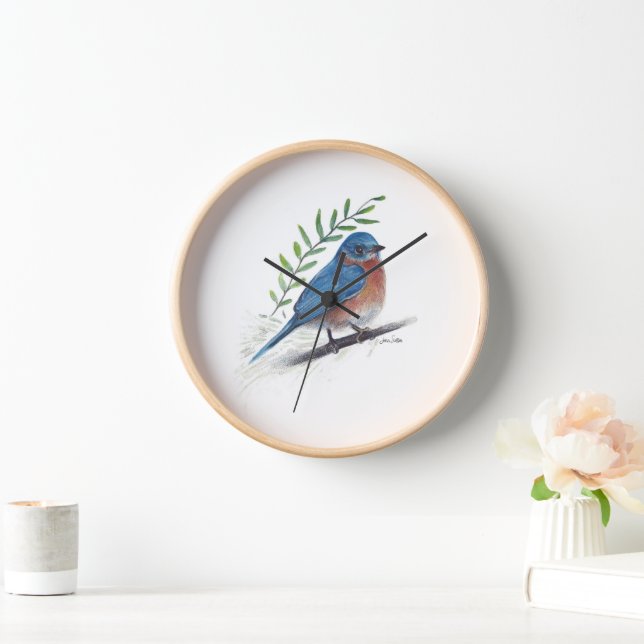 Bluebird Zuhause Décor Wall Uhr (Zuhause)