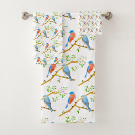 Bluebirds Badhandtuch Set