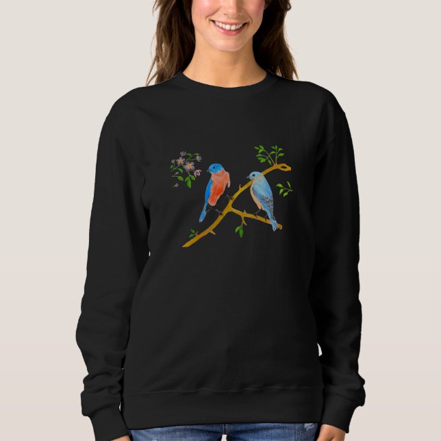 Bluebirds Black Sweatshirt (Vorderseite)