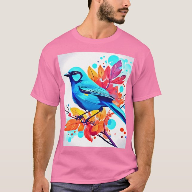 Bluebird's Bliss Art T-Shirt (Vorderseite)