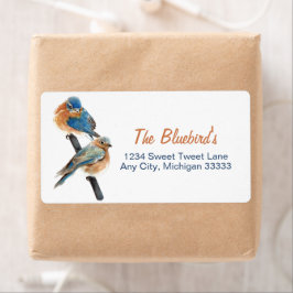 Bluebirds Couture Watercolor Art