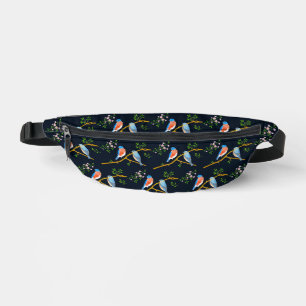 Bluebirds Dark Blue Fanny Pack Bauchtasche