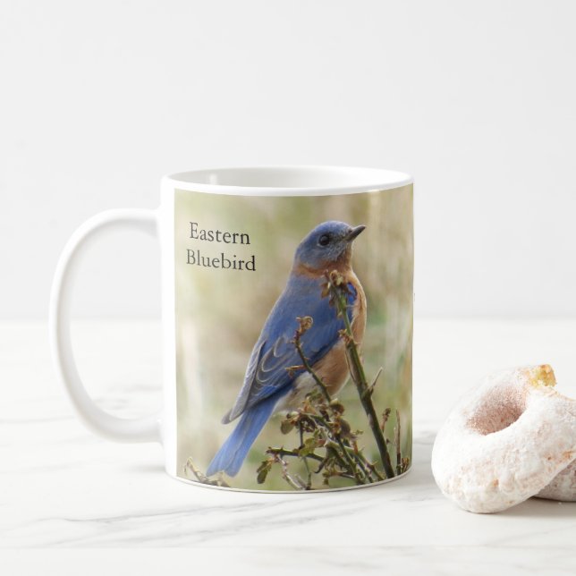 Bluebirds Kaffee-Tasse von BirdingCollectibles Kaffeetasse (Mit Donut)