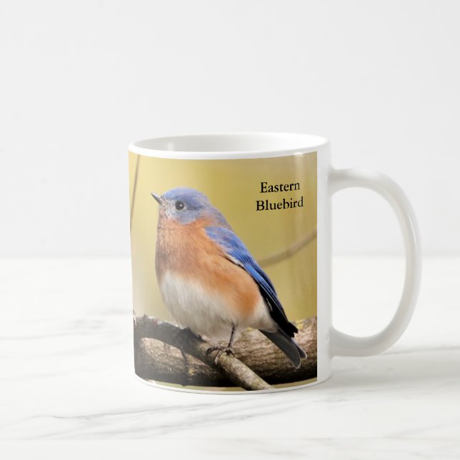 Bluebirds Kaffee-Tasse von BirdingCollectibles Kaffeetasse (Rechts)