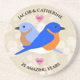 Bluebirds lieben jedes Jahr zum Jahrestag Getränkeuntersetzer