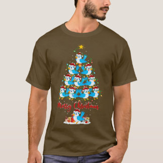 Bluebirds Lover Xmas Matching Santa Bluebird Chris T-Shirt