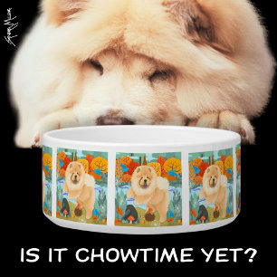 BLUEBIRDS OF HAPPINESS Chow Dog Bowl Schüssel