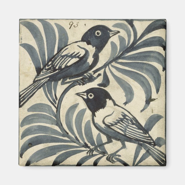 Bluebirds (ohne Papier) Magnet (Vorne)