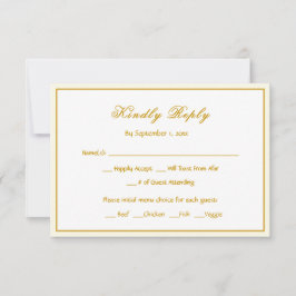 Bluebirds RSVP Wedding Response Card Karte