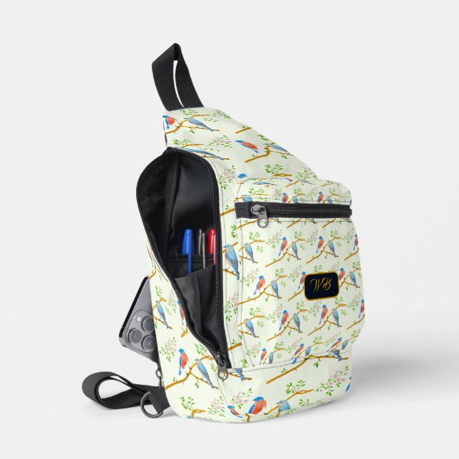 Bluebirds Sling Bag Palest Green (Offen)