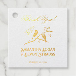 Bluebirds Wedding Geschenkanhänger