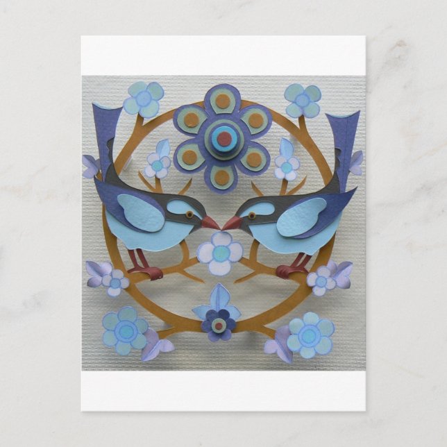 Bluebirts Postkarte (Vorderseite)