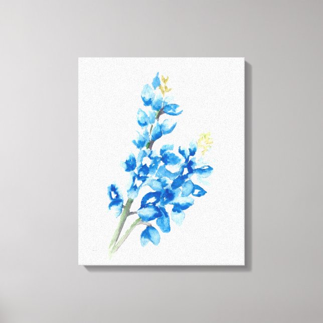 Bluebonnet 4 Stretched Canvas Print Leinwanddruck (Vorderseite)