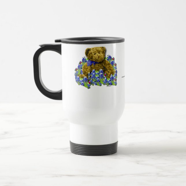 Bluebonnet-Bärn-Reise-Tasse Reisebecher (Links)