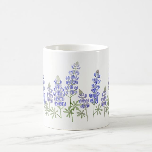 Bluebonnet-Blumen-Tasse - alle Größen/Arten Kaffeetasse (Mittel)