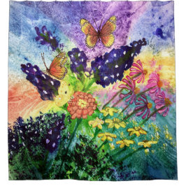 Bluebonnet-Blumenstrauß Duschvorhang