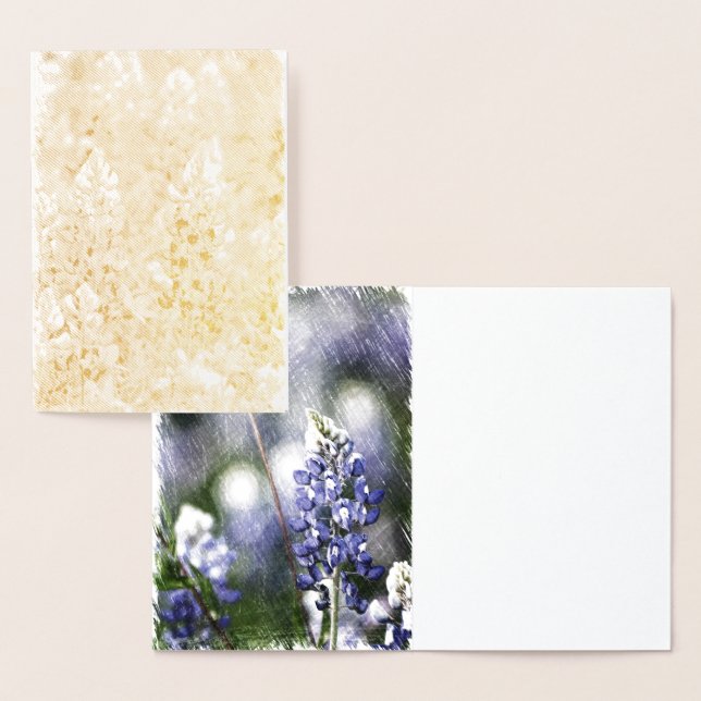 Bluebonnet Foil Card Folienkarte (Anzeige)