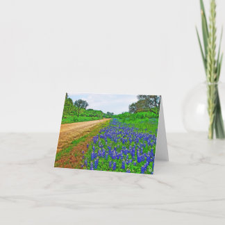 Bluebonnet-hintere Straße Karte