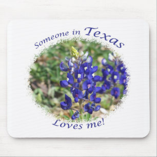 Bluebonnet "jemand in Texas-Lieben ich" Mousepad