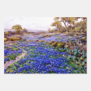 Bluebonnet Landscapes von Julian Onderdonk Geschenkpapier Set