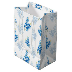 Bluebonnet Muster Große Geschenktasche Mittlere Geschenktüte