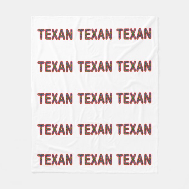 Bluebonnet Texan Fleecedecke (Vorderseite)