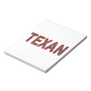 Bluebonnet Texan Notizblock