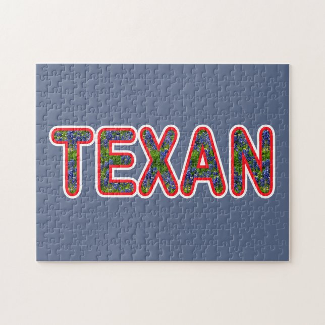 Bluebonnet Texan Puzzle (Horizontal)