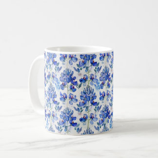Bluebonnet Texas Wild Blume Pattern Kaffeetasse